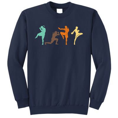 Muay Thai Retro Vintage MMA Fighter Mixed Martial Art Combat Sweatshirt