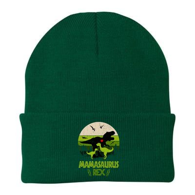 Mamasaurus T Rex Dinosaur Knit Cap Winter Beanie