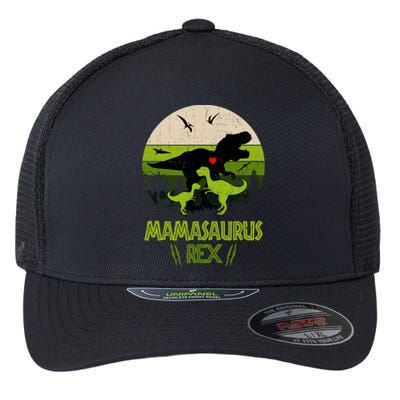 Mamasaurus T Rex Dinosaur Flexfit Unipanel Trucker Cap