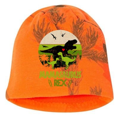 Mamasaurus T Rex Dinosaur Kati - Camo Knit Beanie