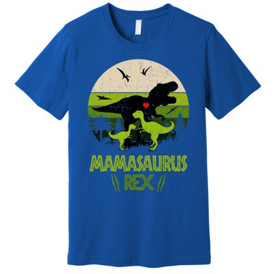 Mamasaurus T Rex Dinosaur Premium T-Shirt