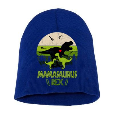 Mamasaurus T Rex Dinosaur Short Acrylic Beanie