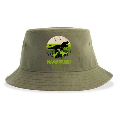 Mamasaurus T Rex Dinosaur Sustainable Bucket Hat