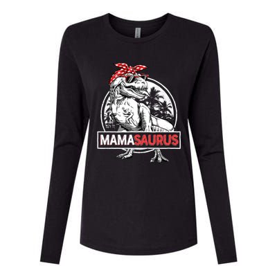 Mamasaurus T Rex Dinosaur Funny Mama Saurus Mother's Family Cool Gift Womens Cotton Relaxed Long Sleeve T-Shirt