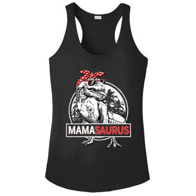 Mamasaurus T Rex Dinosaur Funny Mama Saurus Mother's Family Cool Gift Ladies PosiCharge Competitor Racerback Tank