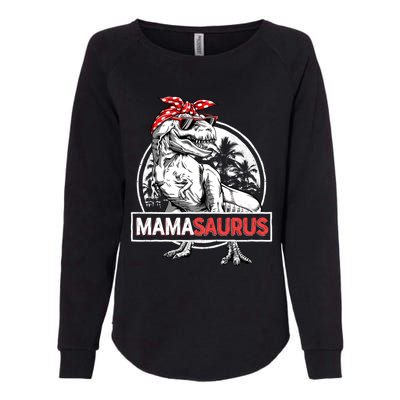 Mamasaurus T Rex Dinosaur Funny Mama Saurus Mother's Family Cool Gift Womens California Wash Sweatshirt