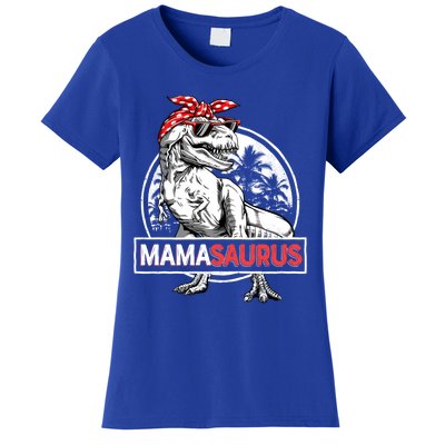 Mamasaurus T Rex Dinosaur Funny Mama Saurus Mother's Family Cool Gift Women's T-Shirt