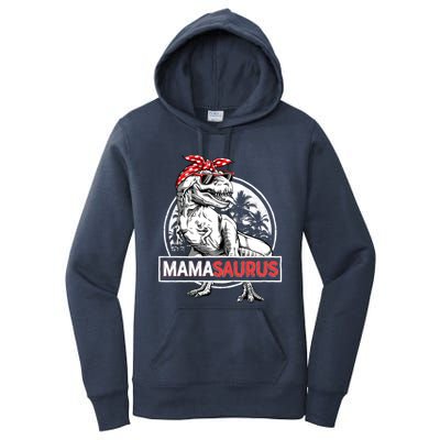 Mamasaurus T Rex Dinosaur Funny Mama Saurus Mother's Family Cool Gift Women's Pullover Hoodie