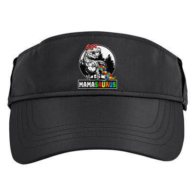 Mamasaurus T Rex Dinosaur Mama Saurus Autism Awareness Adult Drive Performance Visor