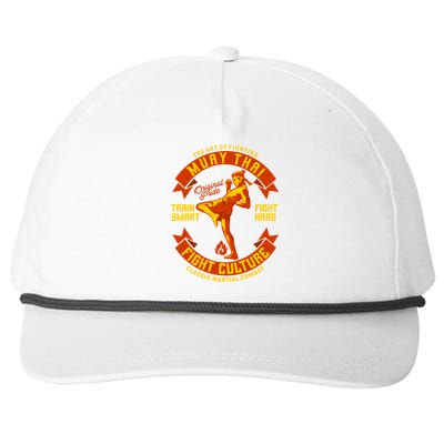 Muay Thai Retro Snapback Five-Panel Rope Hat