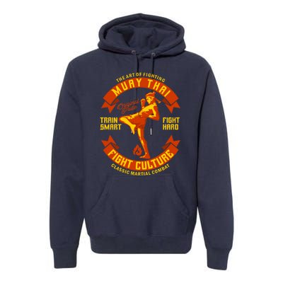 Muay Thai Retro Premium Hoodie