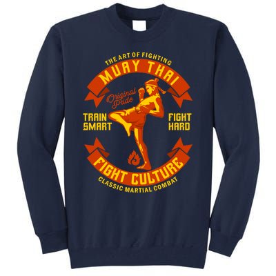 Muay Thai Retro Tall Sweatshirt