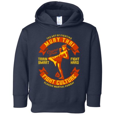 Muay Thai Retro Toddler Hoodie