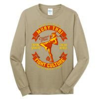 Muay Thai Retro Tall Long Sleeve T-Shirt