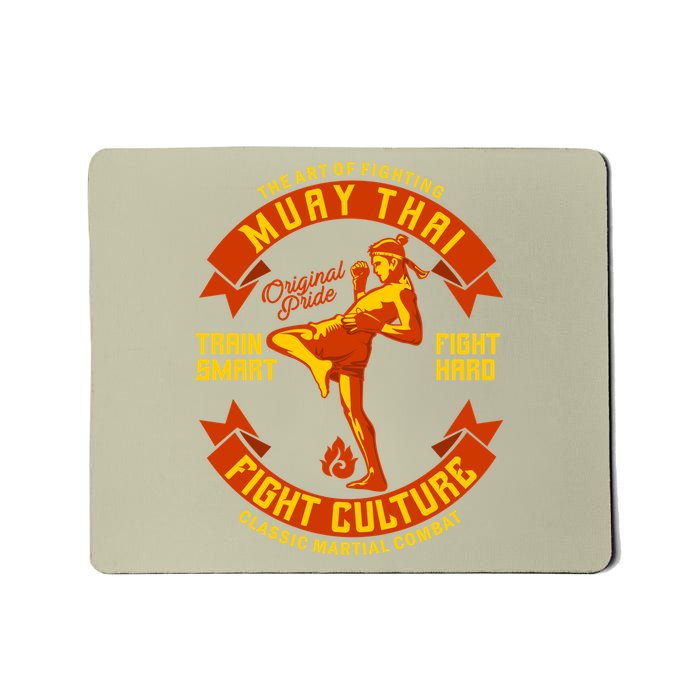 Muay Thai Retro Mousepad