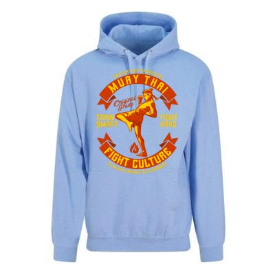 Muay Thai Retro Unisex Surf Hoodie