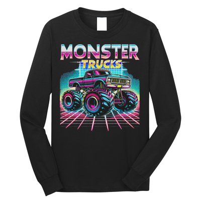 Monster Truck Retro Monster Trucks Long Sleeve Shirt