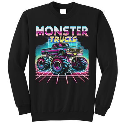 Monster Truck Retro Monster Trucks Sweatshirt