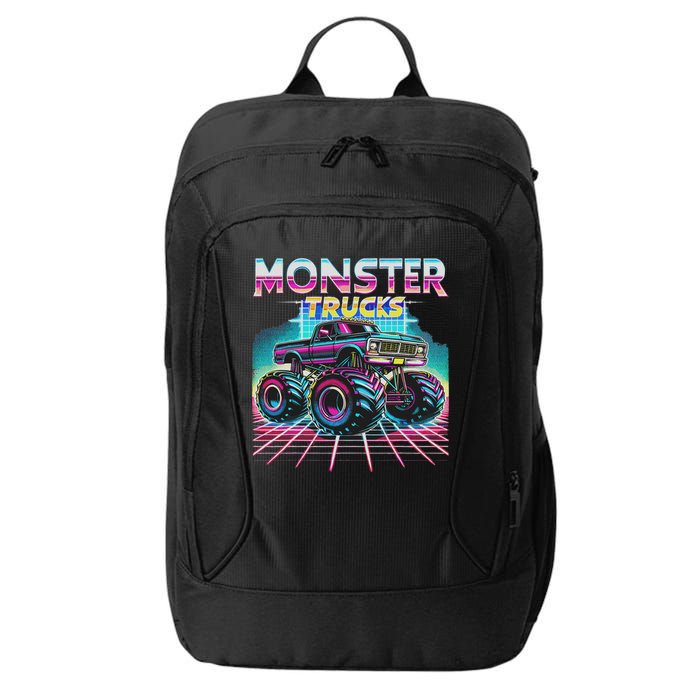Monster Truck Retro Monster Trucks City Backpack