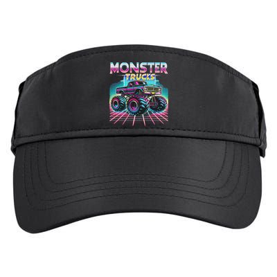 Monster Truck Retro Monster Trucks Adult Drive Performance Visor