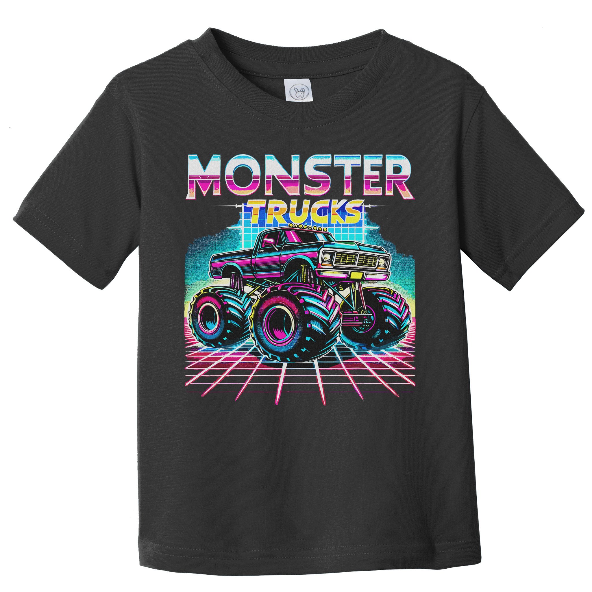 Monster Truck Retro Monster Trucks Toddler T-Shirt