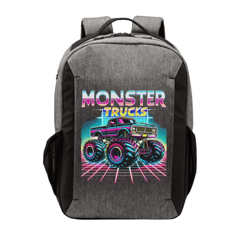 Monster Truck Retro Monster Trucks Vector Backpack