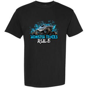 Monster Trucks Rule Garment-Dyed Heavyweight T-Shirt