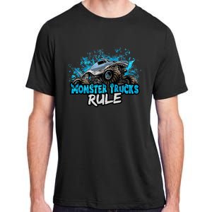 Monster Trucks Rule Adult ChromaSoft Performance T-Shirt