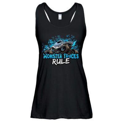 Monster Trucks Rule Ladies Essential Flowy Tank