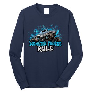 Monster Trucks Rule Long Sleeve Shirt