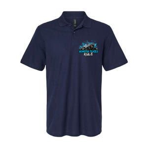 Monster Trucks Rule Softstyle Adult Sport Polo