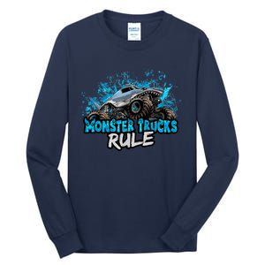 Monster Trucks Rule Tall Long Sleeve T-Shirt