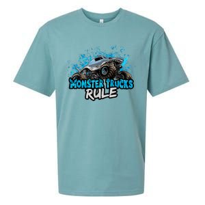 Monster Trucks Rule Sueded Cloud Jersey T-Shirt