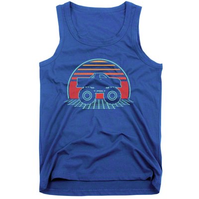 Monster Truck Retro Vintage 80s Style Gift Tank Top