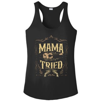 Mama Tried Renegade Outlaw Music Lovers Country Ladies PosiCharge Competitor Racerback Tank