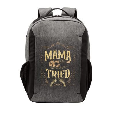 Mama Tried Renegade Outlaw Music Lovers Country Vector Backpack