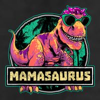 Mamasaurus T Rex Mama Saurus Dinosaur Womens 11oz C Handle Ceramic Mug