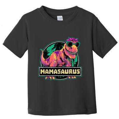 Mamasaurus T Rex Mama Saurus Dinosaur Womens Toddler T-Shirt