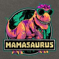 Mamasaurus T Rex Mama Saurus Dinosaur Womens Cotton Canvas Backpack