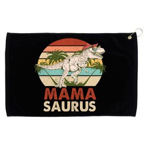 Mamasaurus T Rex Dinosaur Family Matching Mothers Day Mom Gift Grommeted Golf Towel