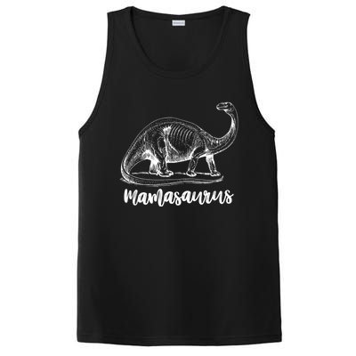 Mamasaurus T Rex Dinosaur Funny Mama Saurus Family Matching Cool Gift PosiCharge Competitor Tank