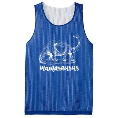 Mamasaurus T Rex Dinosaur Funny Mama Saurus Family Matching Cool Gift Mesh Reversible Basketball Jersey Tank