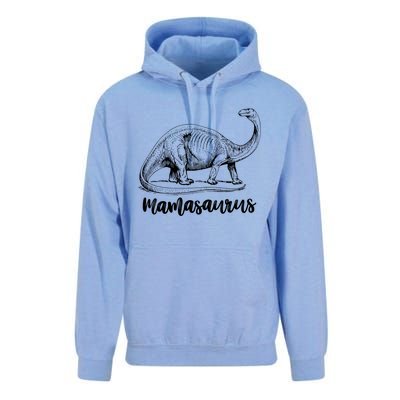 Mamasaurus T Rex Dinosaur Funny Mama Saurus Family Matching Cool Gift Unisex Surf Hoodie