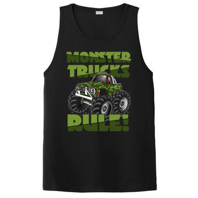 Monster Trucks Rule Jam Birthday Boy Monster Truck Gifts PosiCharge Competitor Tank