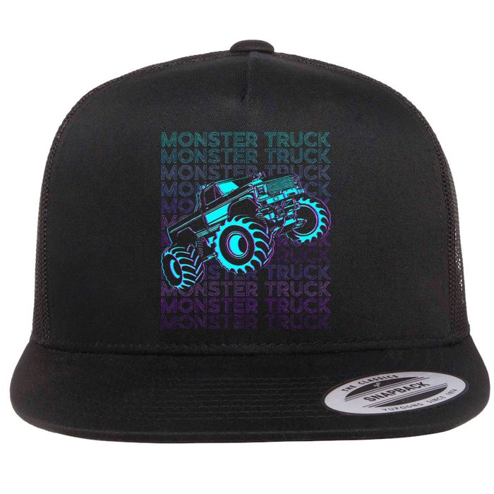 M.O.N.S.T.E.R Truck Retro Flat Bill Trucker Hat