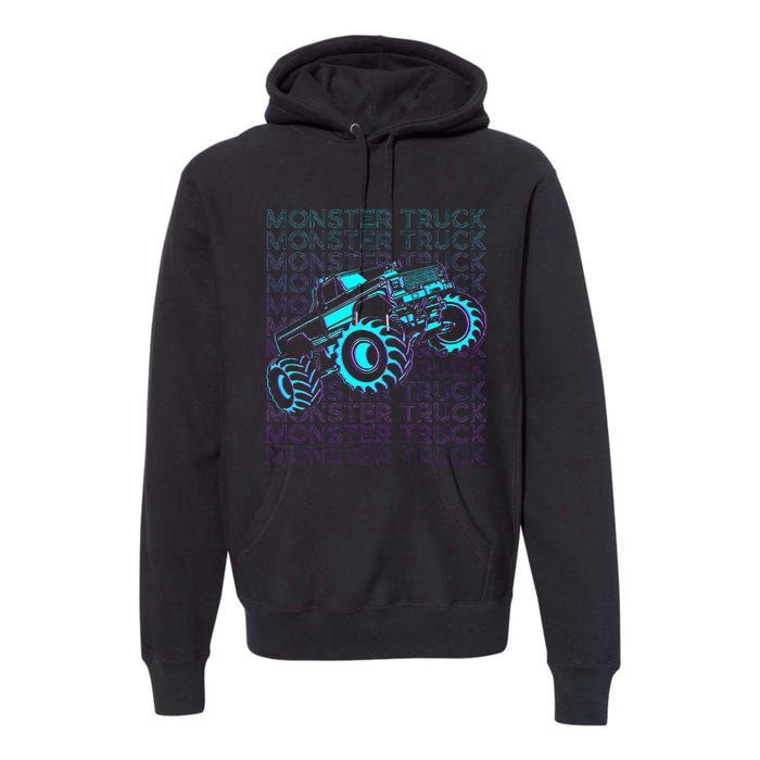 M.O.N.S.T.E.R Truck Retro Premium Hoodie