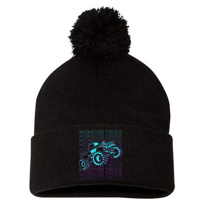 M.O.N.S.T.E.R Truck Retro Pom Pom 12in Knit Beanie