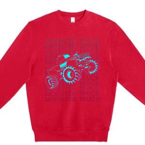 M.O.N.S.T.E.R Truck Retro Premium Crewneck Sweatshirt