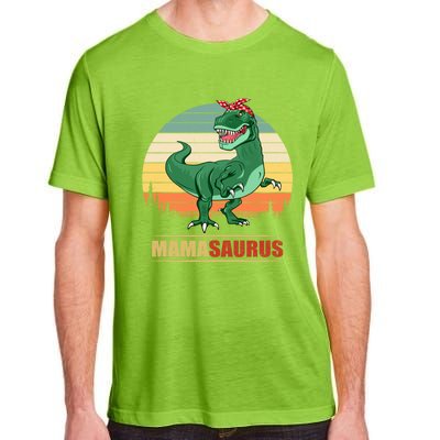 Mamasaurus T Rex Dinosaur Funny Mama Saurus Family Matching Funny Gift Adult ChromaSoft Performance T-Shirt