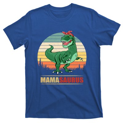 Mamasaurus T Rex Dinosaur Funny Mama Saurus Family Matching Funny Gift T-Shirt